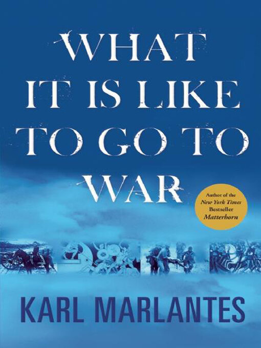 Title details for What It Is Like to Go to War by Karl Marlantes - Wait list